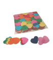 Confeti papel Corazones Multicolor Biodegradable