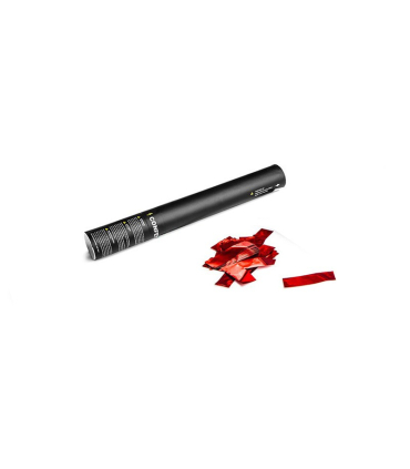 Cartucho Manual 40 Cms Confeti Rojo Metalizado
