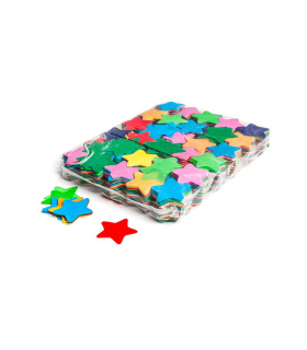 Confeti papel estrellas multicolor