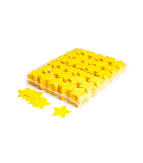Confeti papel estrellas Amarillo