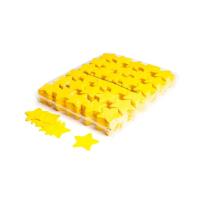 Confeti papel estrellas Amarillo