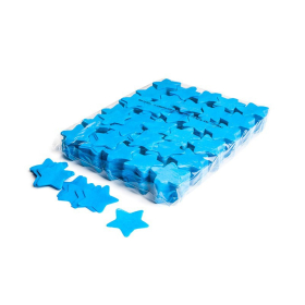 Confeti papel estrellas Azul claro