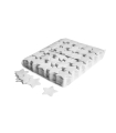 Confeti papel estrellas Blanco Biodegradable