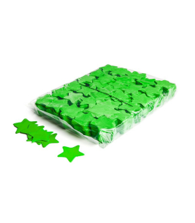 Confeti papel estrellas Verde claro