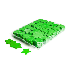 Confeti papel estrellas Verde claro