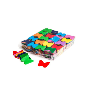 Confeti papel mariposas multicolor