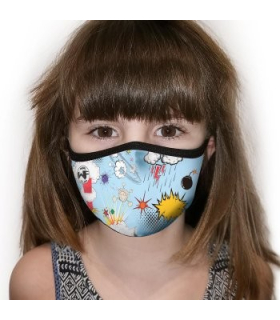 MASCARILLA LAVABLE INFANTIL 6/9 AÑOS MSC-017
