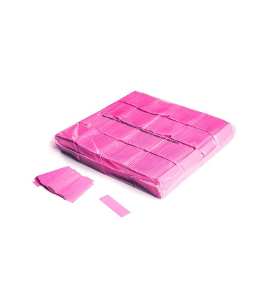 Confeti papel fluor rosa
