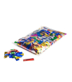 Confeti metalizado rectangular multicolor