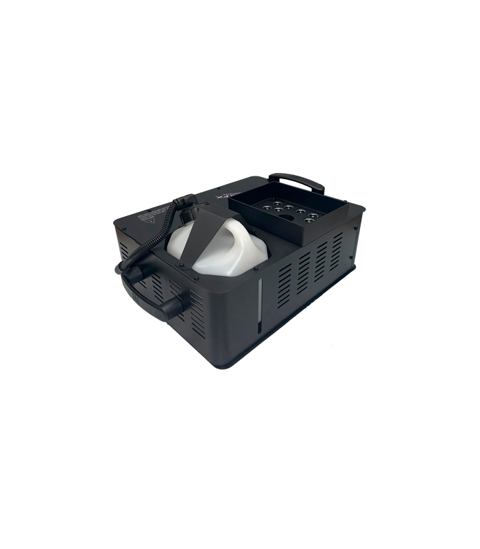 Máquina de humo vertical 24 LEDs RGB
