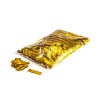 Confeti metalizado rectangular oro