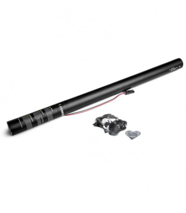 Cartucho Eléctrico 80 Cms Confeti Corazones Rojos Metal