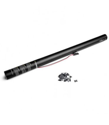 Cartucho Eléctrico 80 Cms Confeti Estrellas  Plata