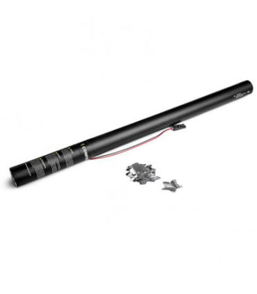 Cartucho Eléctrico 80 Cms Confeti Estrellas  Plata