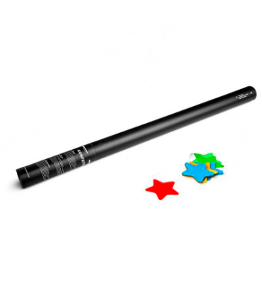 Cartucho Manual 80 Cms Confeti Estrellas Multicolor