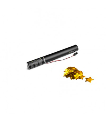 Cartucho Eléctrico 40 Cms Confeti estrellas oro