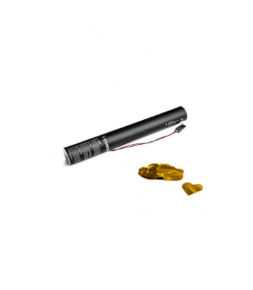 Cartucho Eléctrico 40 Cms Confeti corazones oro