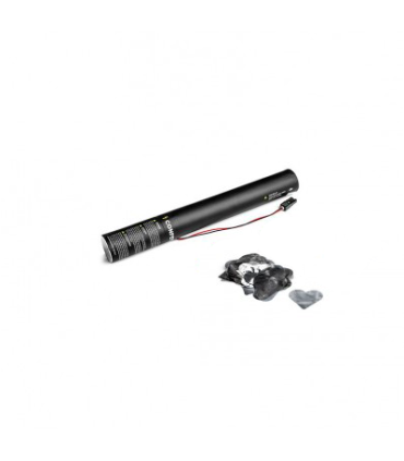 Cartucho Eléctrico 40 Cms Confeti corazones plata