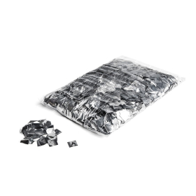 Confeti metalizado cuadrado plata