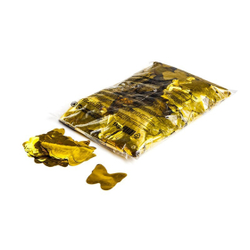 Confeti metalizado mariposas oro