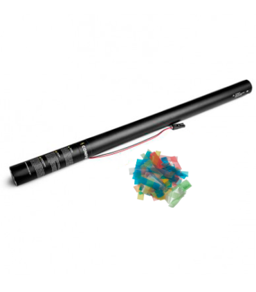 Cartuchos eléctricos 80 cm confeti hidrosoluble multicolor