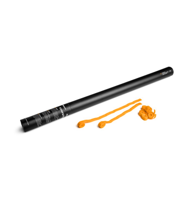 Cartucho Manual 80 Cms Serpentina Papel Naranja