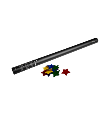 Cartucho Manual 80 Cms Confeti Estrellas Metal Multicolor