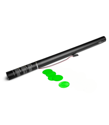 Cartuchos eléctricos 80 cm confeti redondo verde