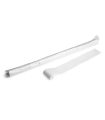 Serpentina papel 10 m. x 5 cm. blanca Biodegradable