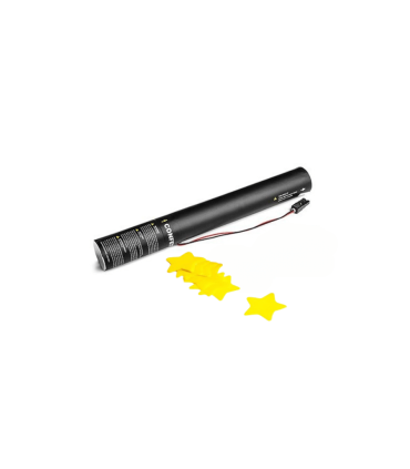 Cartucho Eléctrico 40 Cms Confeti Estrellas amarillo