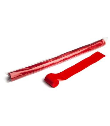 Serpentina papel 20m.x 5cm. roja