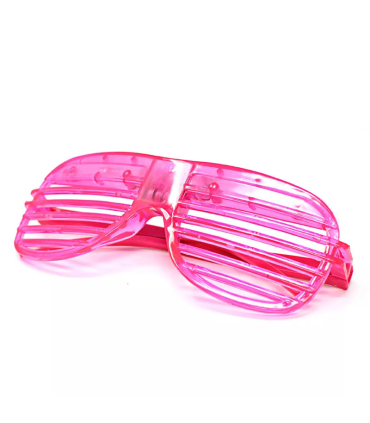 Gafas Led Rosa