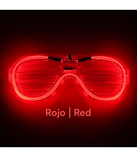 Gafas Led Rojo