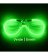 Gafas LED Verde