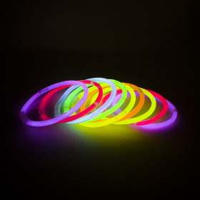 Barras | Pulseras luminosas fluorescentes 100 Unidades