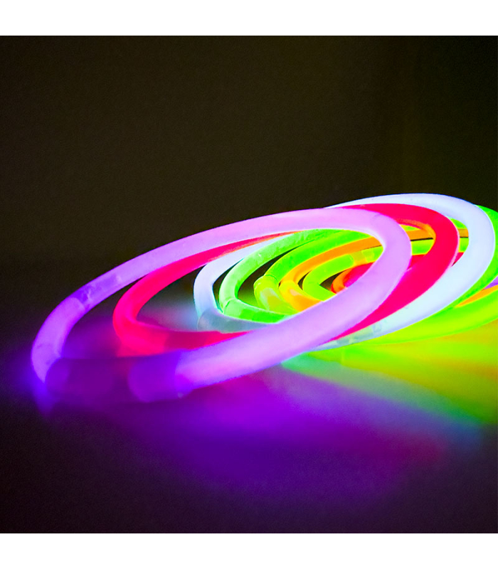 Bars | Fluorescent glow bracelets, 100 units