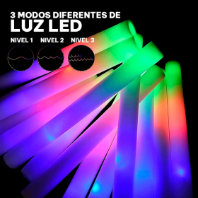 Multicolour LED Foam Sticks