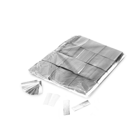 Confeti Papel Rectangular Plata Biodegradable