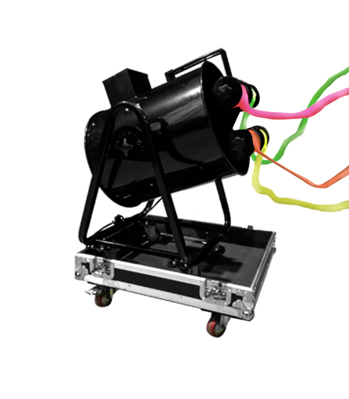 Jumbo streamer cannon