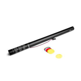 Cartuchos eléctricos 80 cm confeti redondo multicolor Biodegradables