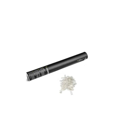 Cartuchos manual 40 cm confeti hidrosoluble blanco