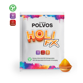 HOLI FX Yellow Powder Envelopes 100g