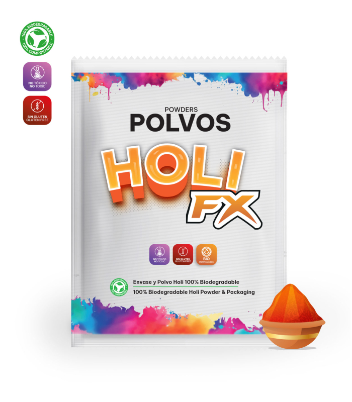 Sobres Polvos HOLI FX Naranja 100g