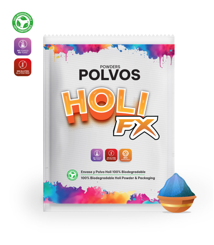 Sobres Polvos HOLI FX Azul 100g