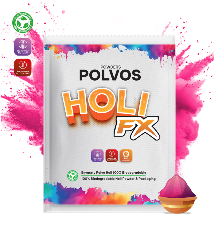 HOLI FX Pink Powder Envelopes 100g