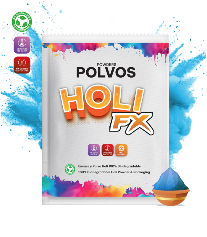 Sobres Polvos HOLI FX Azul 100g