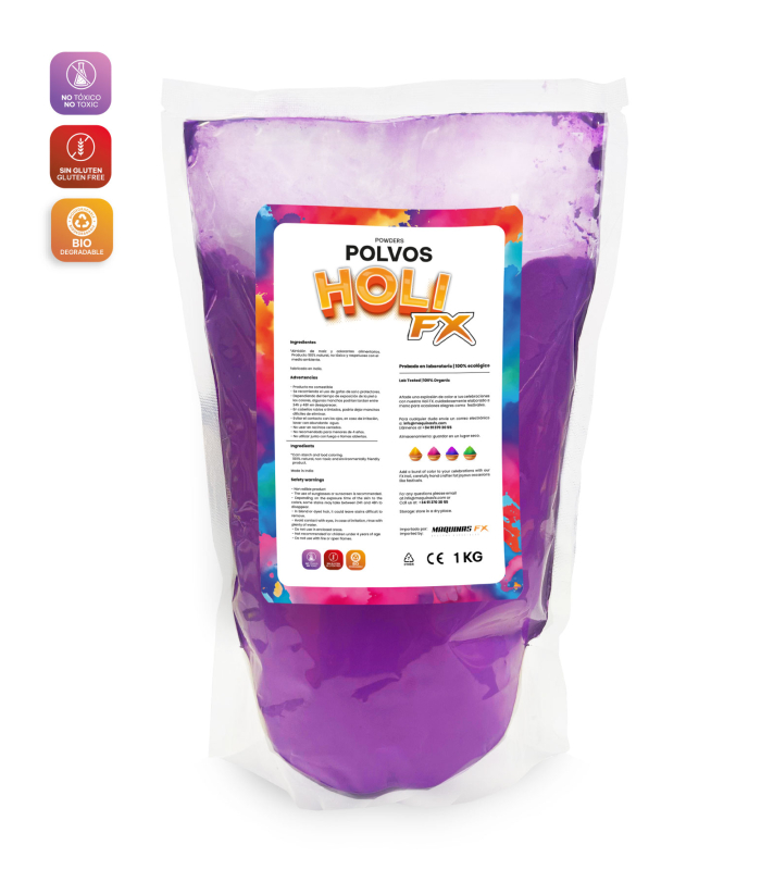 HOLI FX Purple Powder Bag 1Kg
