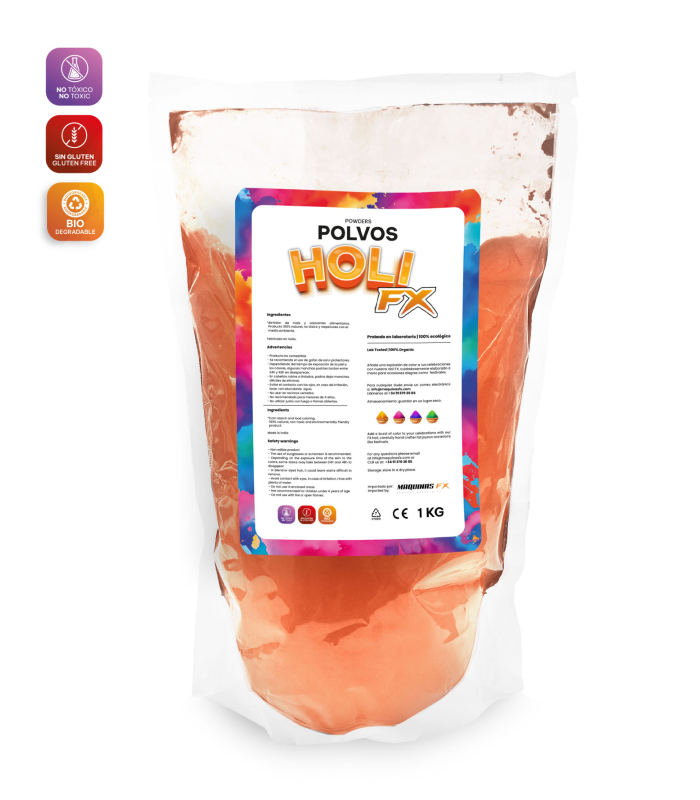HOLI FX Orange Powder Bag 1Kg