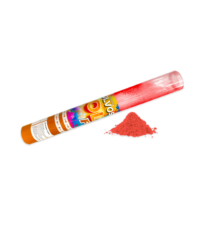 Cartucho manual 40cm polvos HOLI FX Rojo