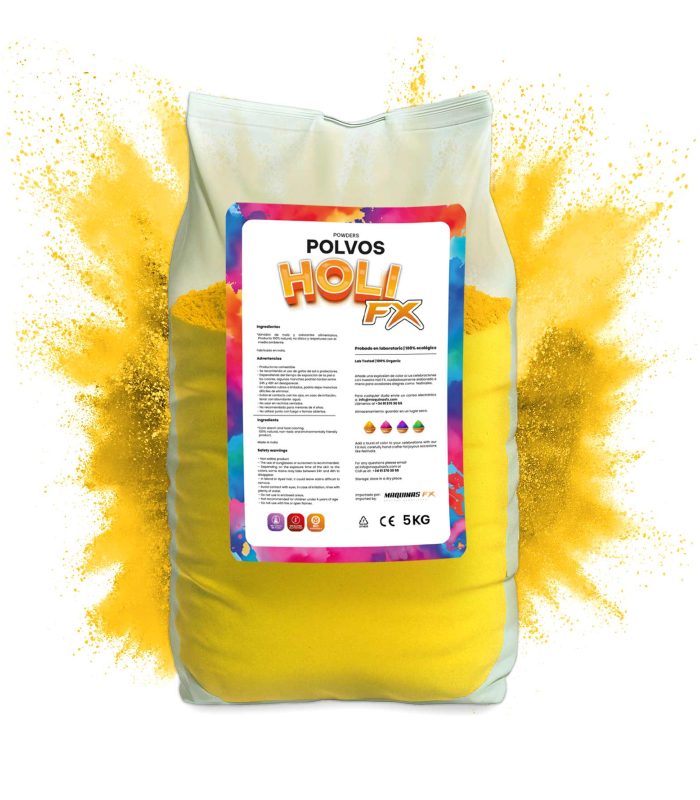 Saco Polvos HOLI FX Amarillo 5Kg